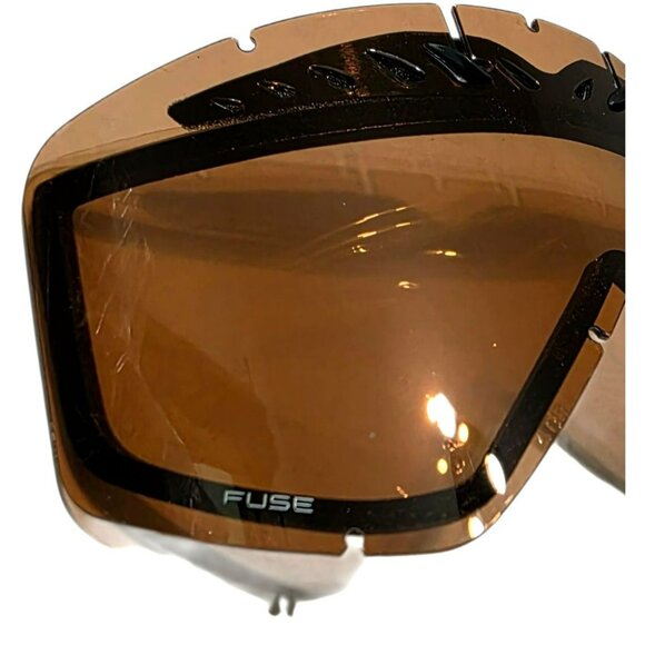 2 Smith Fuse Replacement Goggle Lens Ski Snowboard Amber Black Blue Cleaning Bag - Picture 8 of 11